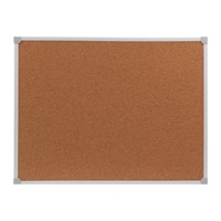 Доска пробковая А2, 45*60см, Calligrata, в ПВХ рамке белого цвета 123306