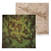 бумага д/скрапа Military Карта действий 30,5*30,5см  25927