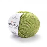 Пряжа Alpaca gold pailletter 20%альпака/5% полиэстер/75% акрил 50г,180м №9310 123622