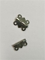 Петли для шкатулок цв серебро 2*1,8см 2шт 35р  26858