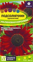 Семена Подсолнечник Малиновая королева 0,5гр Семена Алтая 123825