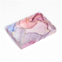 Коробка д/печенья, «Розовый блик» 22*15*3см 123896