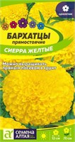 Семена Бархатцы Сиерра желтые 0,2гр Семена Алтая 124033
