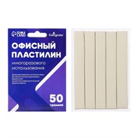 Офисный пластилин многоразового использования, 50гр 124319