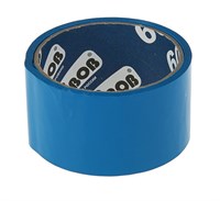 Клейкая лента упаковочная 48мм*24м, 45 мкм UNIBOB (синяя) 124339