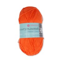 Пехорка Хлопок натуральный 100% хлопок 100гр 425м цв. 284 Оранжевый 124457