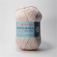 Пехорка Жемчужная 50% хлопок, 50% вискоза 100г 425м, цв.390-Св.песок 124462