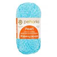 Пехорка Жемчужная 50% хлопок, 50% вискоза 100г 425м, цв.63-Льдинка 124465