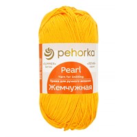 Пехорка Жемчужная 50% хлопок, 50% вискоза 100г 425м, цв. 12 Желток 124467