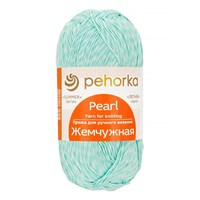 Пехорка Жемчужная 50% хлопок, 50% вискоза 100г 425м, цв.411-Мята 124469