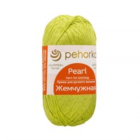 Пехорка Жемчужная 50% хлопок, 50% вискоза 100г 425м, цв.483-Незрелый лимон 124470