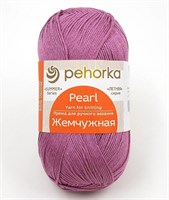 Пехорка Жемчужная 50% хлопок, 50% вискоза 100г 425м, цв.179-Фиалка 124471