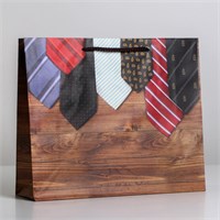 Пакет подарочный ламинированный, Best man, ML 21*25*8см 124500