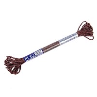 Нитки Мулине Гамма NM металлизир M-62 красный/серебристый 124580