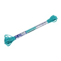 Нитки Мулине Гамма NM металлизир M-69 бирюзовый/серебристый 124587