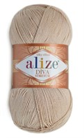 Пряжа Alize Diva stretch 8% эластик/92% микрофибра 100гр, цв.382  104976