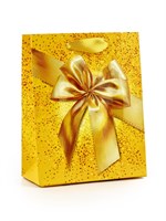 Пакет подарочный, упаковка, «Бант», частичный лак, S 12*15*5.5см 124850