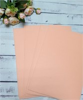 Фетр жесткий 1,2мм Корея 20*27,5см, цв розовый персик №811 124860