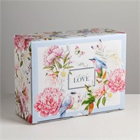 Коробка‒пенал, упаковка подарочная, Love, 30*23*12см 124973