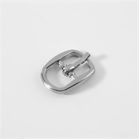 Пряжка, 1.8*1.4см, 12мм, цвет серебряный 125002