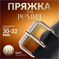 Пряжка проволочная, 3.9*2.7см, 32мм, цвет серебряный 125003