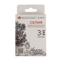 Сепия темная н-р 3шт, Ладога 125212
