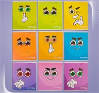 Тетрадь 48л в клетку, Calligrata «Смайлики-2», МИКС 1шт 28003