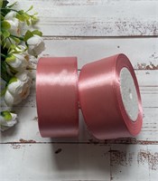 Лента атлас 20мм уп 22м пыльная роза 116130