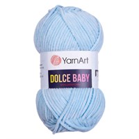 Пряжа YarnArt Dolce Baby 100% микро-полиэстер, 50гр №749 Голубой 117568