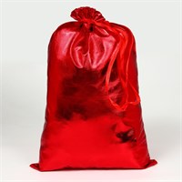 Мешок новогодний Деда Мороза, красный, 60*40см 125550