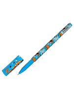 Ручка шариковая масляная 0.7мм, корпус софттач с рисунком «Vinson» синяя 125582