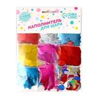 Наполнитель д/шаров, конфетти «Ассорти», н-р 9шт по 4.5гр 125622