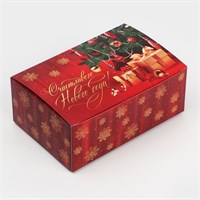 Коробка подарочная новогодняя складная «Счастливого Нового года », 18*12*7см 125718