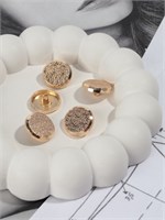 Пуговица на ножке, металл, d18мм, 1шт, цв золотой 125762