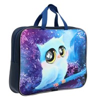 Папка д/труда, А4, текстильная, 35*27*7см «Совушка» 125800