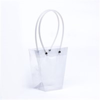 Сумка д/цветов прозрачная влагостойкая, 16*8*8см 125942