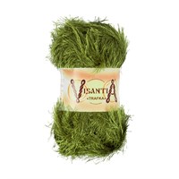Пряжа Visantia Trafka 100% полиэстер цвет 0044 бл.зеленый 126043