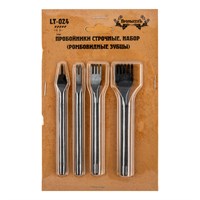 Н-р строчных ромбовидных пробойников д/кожи, шаг 3мм, 4шт, LT-024 126046