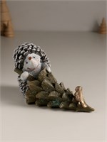 Фигурка полистоун «Ёжик несёт ёлочку с птичкой», 14.5*7*9см 126089