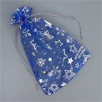 Мешочек подарочный новогодний органза «Исполнения желаний», 16*24см 126152