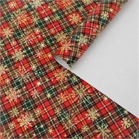 Упаковочная бумага на Новый год «Новогодний принт», 70*100см, глянцевая 126180