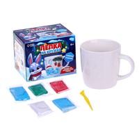 Декор кружки полимерной глиной на новый год «Голубой зайка», н-р д/творчества 126194