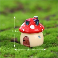 Гриб-домик мухомор 3,4*3,1см 126274