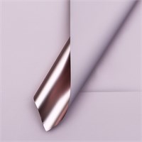 Плёнка матовая д/цветов и букетов, двусторонняя, 58*58см 70мкм, пудра 126326