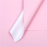 Пленка д/цветов матовая, розовый, 56*57см 126328