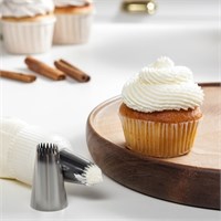 Насадка кондитерская «Французская звезда», d3.4см, выход 1.7см, нержавеющая сталь 126347