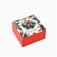 Коробка подарочная новогодняя складная «Счастья в Новом году», 15*15*7см 126352
