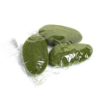 Мох искусственный, д/декора, «Овальные камни», н-р 3шт, зелёный, Greengo 126427