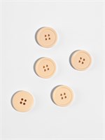 Пуговицы, 4 прокола, d23мм, н-р 5шт, матовые, бежевые 126523