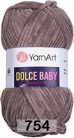 Пряжа YarnArt Dolce Baby 100% микро-полиэстер, 50гр №754 серо-бежевый 126535